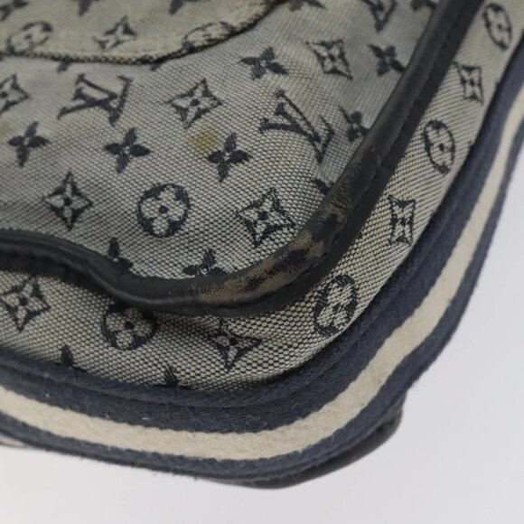 LOUIS VUITTON Monogram Mini Buzas Marie Kate Bag Blue M92320 Auth 131141 - Picture 4 of 16